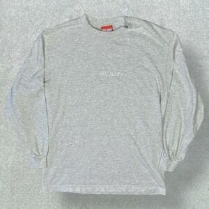 Nelk Boys Full Send Long Sleeve Men's Medium Gray Embroidered Logo